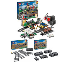 Extra výhodný balíček LEGO® City - Koleje 60205, Výhybky 60238, Nákladní vlak 60198_1693038381