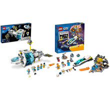 Extra výhodný balíček LEGO® City 60349 Lunární vesmírná stanice a 60354 Průzkum Marsu_968596519