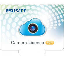 ASUSTOR další licence pro 4x IP kamery - elektronická OFF License(4 Channels)