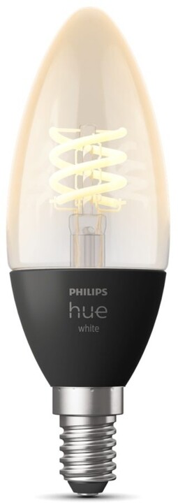 Philips Hue White 4.5W 550lm Filament svíčka E14_513420302