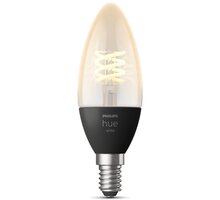 Philips Hue White 4.5W 550lm Filament svíčka E14_513420302