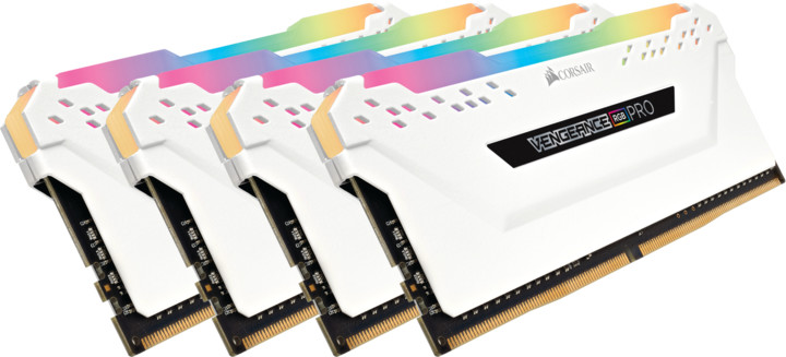 Corsair Vengeance RGB PRO 32GB (4x8GB) DDR4 3200, bílá_57421338