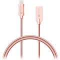 CONNECT IT Wirez Steel Knight Lightning - USB, metallic rose-gold, 2,1A, 1 m_171149989