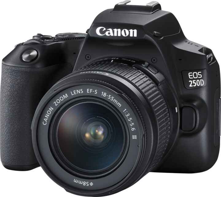Canon EOS 250D + 18-55mm DC + 75-300mm DC