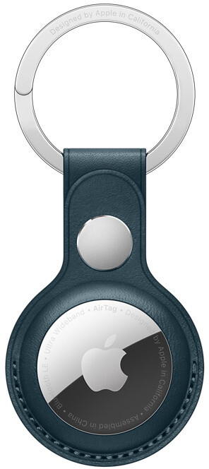 Apple klíčenka na AirTag, kožená, modrá_724273746