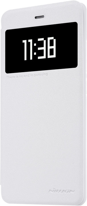 Nillkin Sparkle Leather Case pro Xiaomi Mi 5S, bílá_1657335308