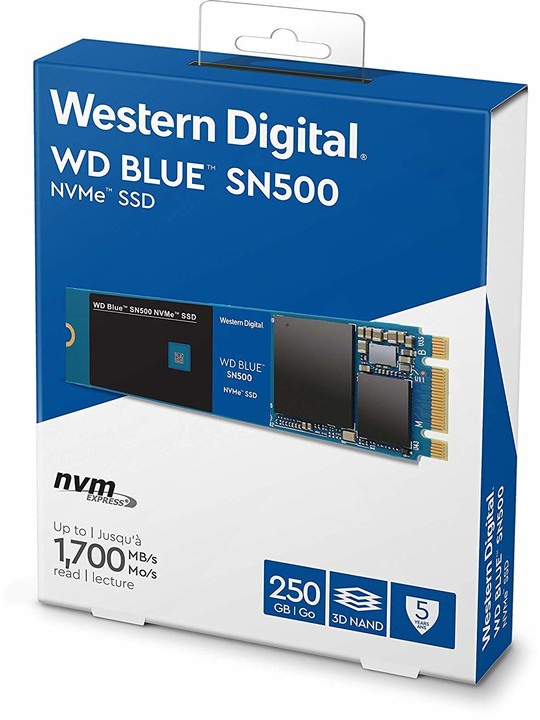 WD SSD Blue SN500, M.2 - 250GB_2066212911