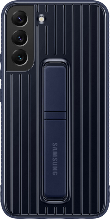 Samsung tvrzený zadní kryt se stojánkem pro Galaxy S22+, modrá_308297877