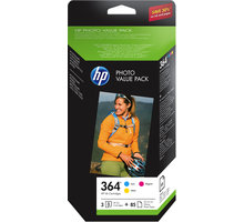 HP CH082EE, photo value pack, č. 364 + 85 listů Glossy 10x15_644121622