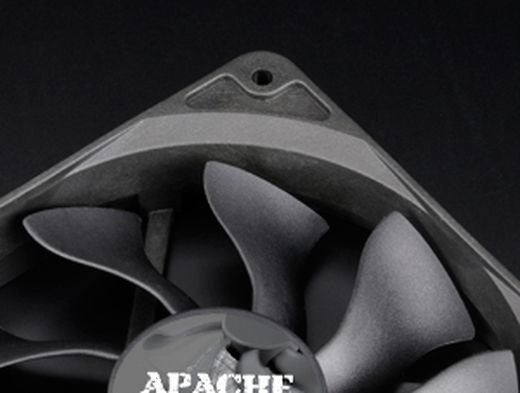 Akasa Apache AK-FN058, 12 cm, PWM, Black edition_591650514