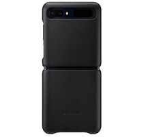 Samsung ochranný kryt Leather Cover pro Samsung Galaxy Z Flip, černý_2134656989