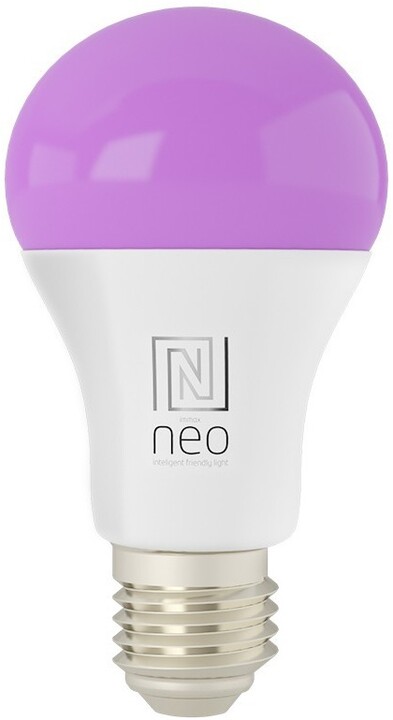 IMMAX NEO LITE Smart žárovka LED E27 10W RGB+CCT barevná a bílá, stmívatelná, WiFi_2117225682