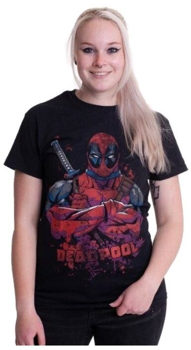 Tričko Marvel: Deadpool - Pose Splat (M)_685403914