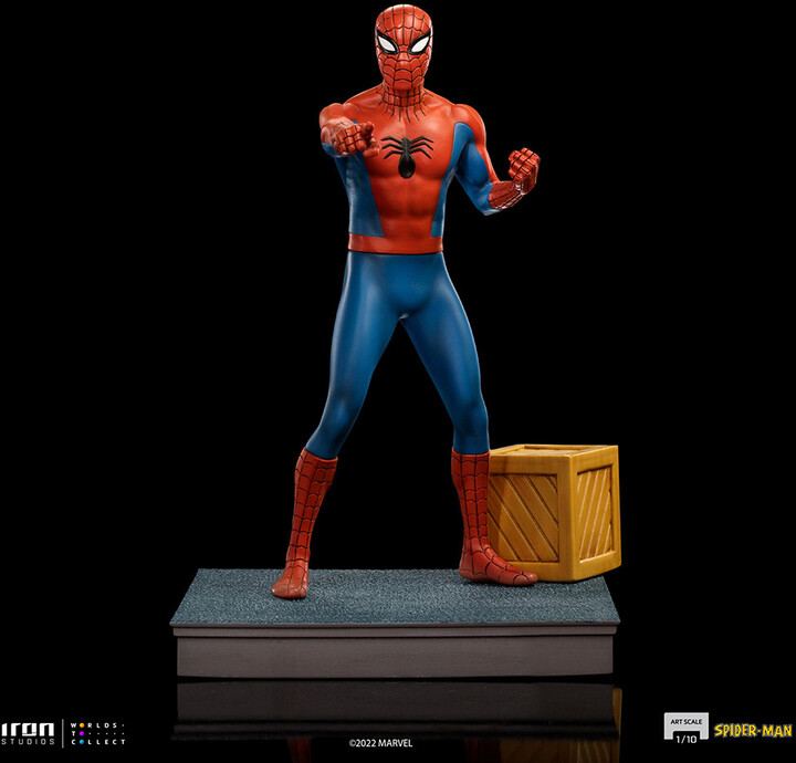 Figurka Iron Studios Spider-Man &#39;60s Animated Series - Art Scale 1/10_1907485461