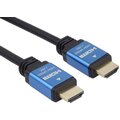 PremiumCord kabel HDMI 2.0b, M/M, 4Kx2K@60Hz, High Speed + Ethernet, zlacené konektory, 0.5m, černá