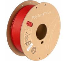 Polymaker tisková struna (filament), PolyTerra PLA, 1,75mm, 1kg, armádní červená_289777872