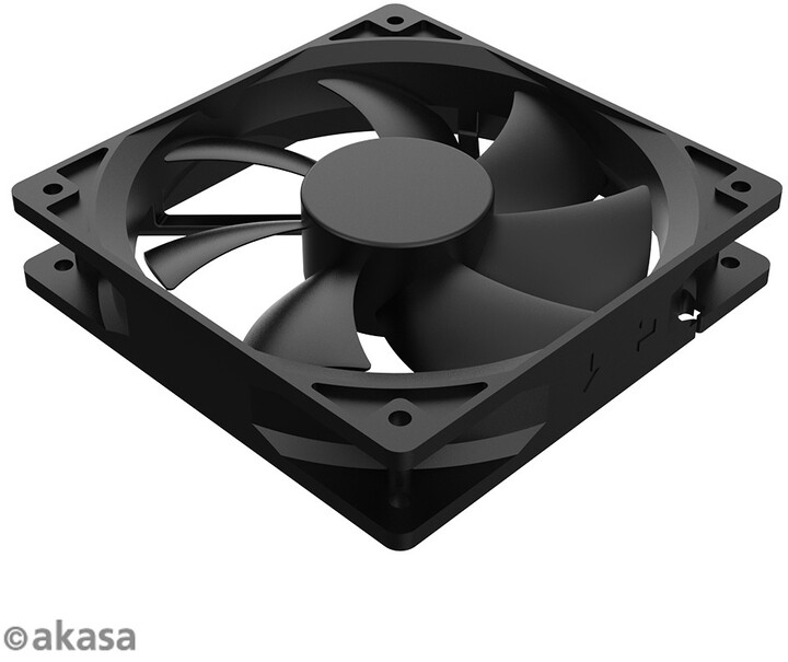 Akasa Smart black, přídavný ventilátor, 120mm, 3ks_2009518365