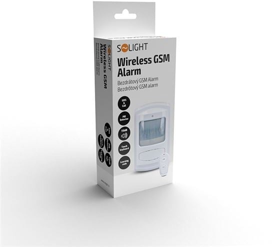 Solight GSM alarm, pohybový senzor, dálk. ovl., bílý_450783149