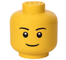Úložný box LEGO Hlava - chlapec (L)