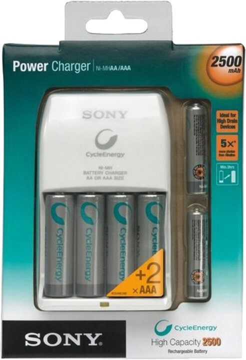 Sony Power BCG34HLD6E, 4x 2500mAh_1971833159