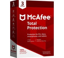McAfee Total Protection - 3 licence/1 rok - elektronická_1047814535