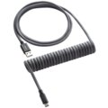 CableMod Classic Coiled Cable, USB-C/USB-A, 1,5m, Carbon Grey_759923912