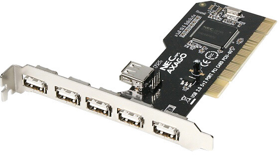 AXAGON PCIU-60 PCI karta 5+2x USB2.0_1689195492