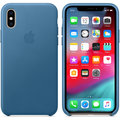 Apple kožený kryt na iPhone XS, modrošedá_82929745