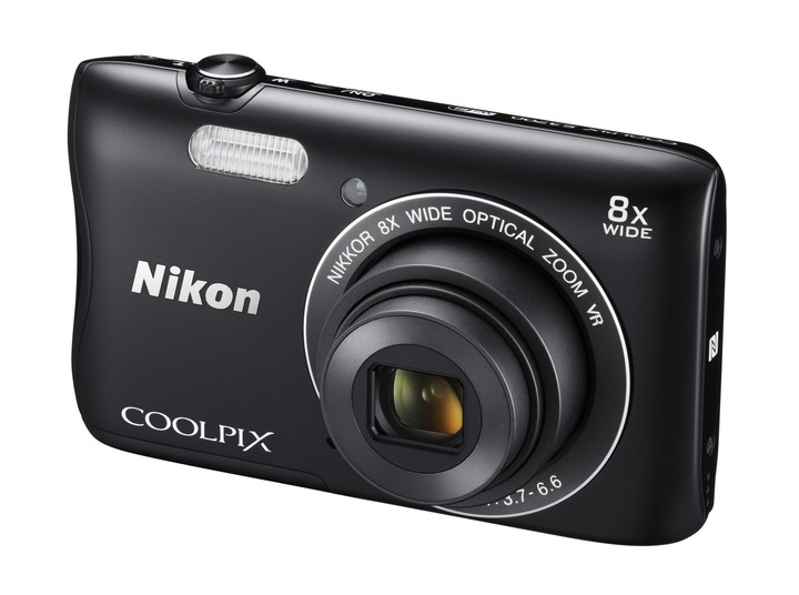 Nikon Coolpix S3700, černá + 8GB SD + pouzdro_2040572369