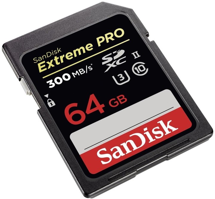 SanDisk SDXC Extreme Pro 64GB 300MB/s UHS-II U3_519461118