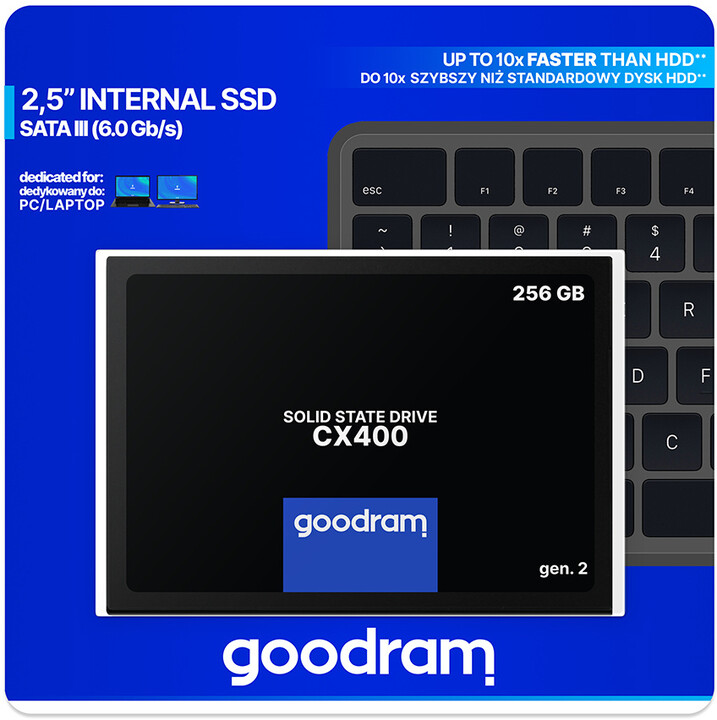 GOODRAM CX400 Gen.2, 2,5&quot; - 256GB_1589270556