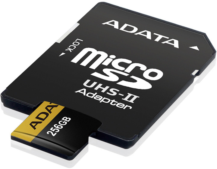 ADATA Micro SDXC Premier One 256GB UHS-II U3 + SD adaptér_1800601102