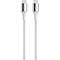 Belkin kabel Premium Kevlar USB-C to USB-C,1,2m, stříbrný_588815580