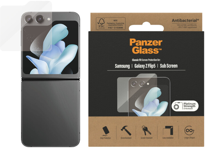 PanzerGlass ochranné sklo předního displeje pro Samsung Galaxy Z Flip5_1853798020