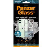 PanzerGlass ochranný kryt ClearCase pro iPhone 12 mini, antibakteriální, stříbrná