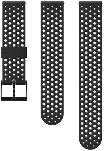 Suunto Athletic 1 silikonový řemínek velikost S a M 20mm, černý/černý_2022057049