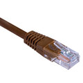 Masterlan patch kabel UTP, Cat5e, 1m, hnědá_330919798