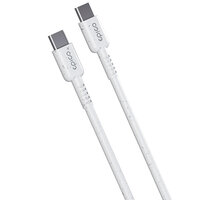 EPICO Resolve nabíjecí a datový kabel USB-C, opletený, 60W, 1.2m, bílá_2102627175