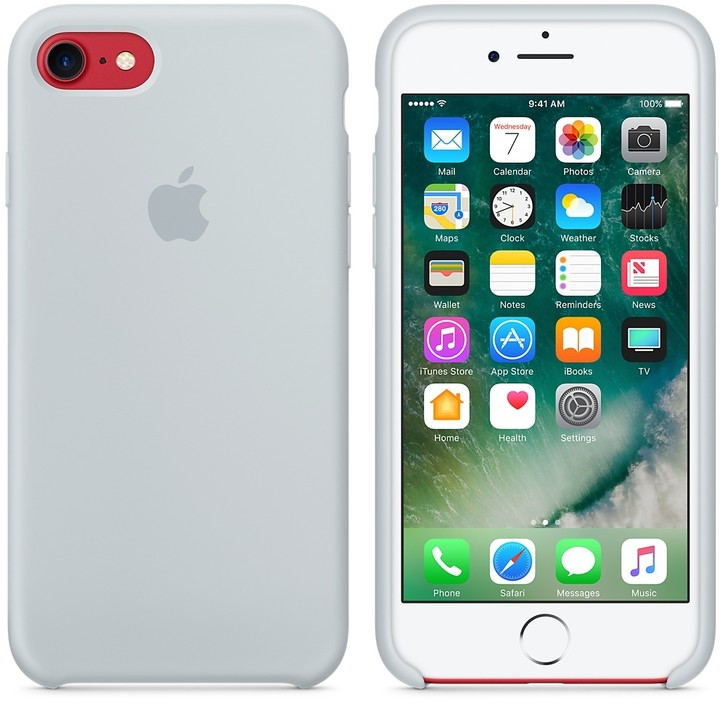 Apple iPhone 7/8 Silicone Case, mlhově modrá_2057390353
