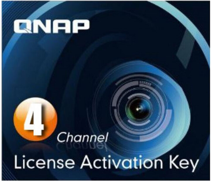 QNAP licenční balíček pro kamery - 4 kamery, el. licence OFF_1661801211