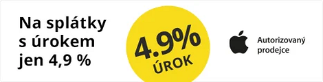 Akční úvěr za 4,9% Apple novinky