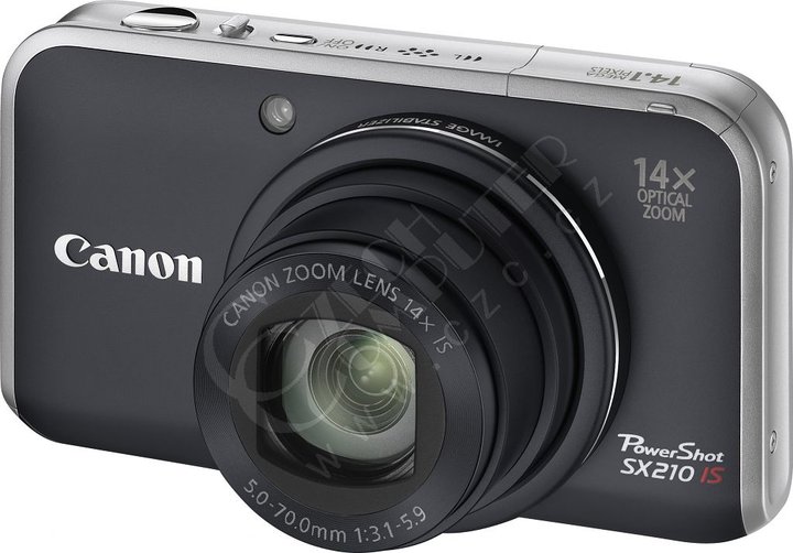 Canon PowerShot SX210, černá_2036690530