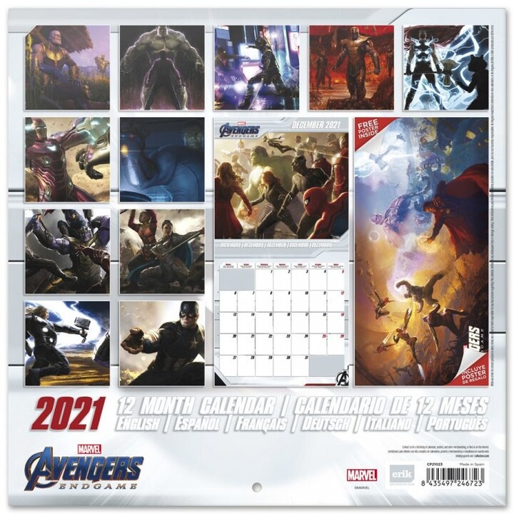 Kalendář 2021 - Avengers_686981033