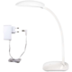 Emos LED stolní lampa MA66-D s USB, bílá