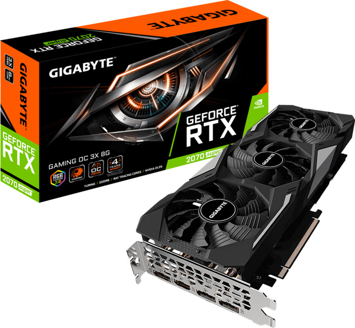GIGABYTE GeForce RTX 2070 SUPER GAMING OC 3X 8G, 8GB GDDR6_189880858