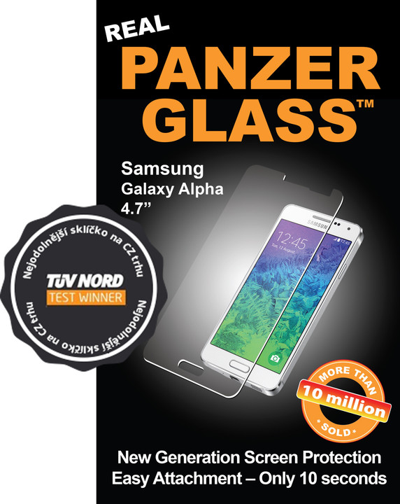 PanzerGlass ochranné sklo na displej pro Samsung Galaxy Alpha_1347675354