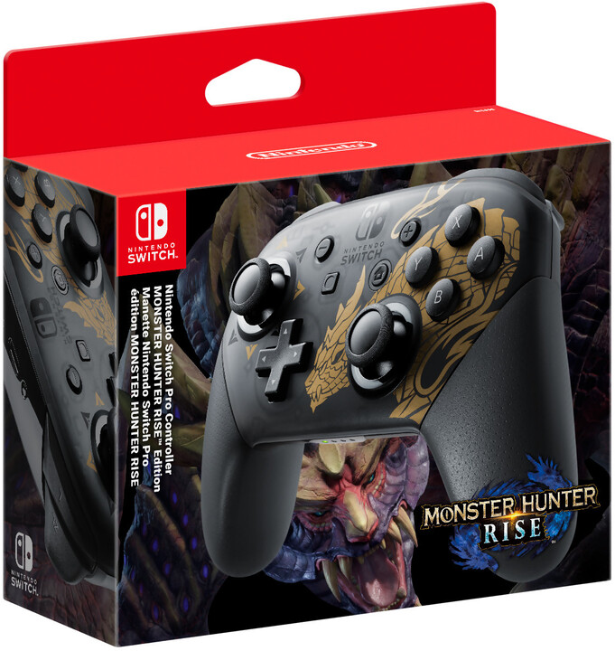 Nintendo Pro Controller, Monster Hunter Rise Edition (SWITCH)_192000803