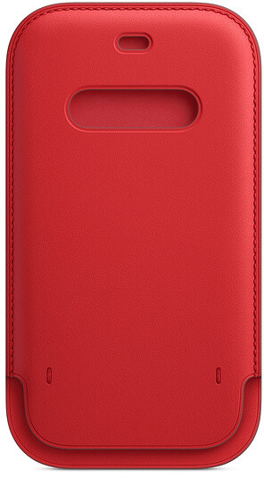 Apple kožený návlek s MagSafe pro iPhone 12/12 Pro, (PRODUCT)RED - červená_698628252