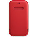 Apple kožený návlek s MagSafe pro iPhone 12/12 Pro, (PRODUCT)RED - červená_698628252