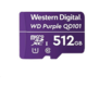 WD Micro SDXC Purple Class 10 - 512GB, fialová